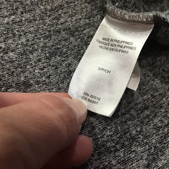 Lucky Brand Unisex Light Summer Sweater Grey Size Small Long Sleeve - Picture 7 of 10